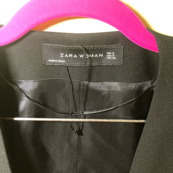 Zara long bell sleeve open front blazer size S - Picture 5 of 10